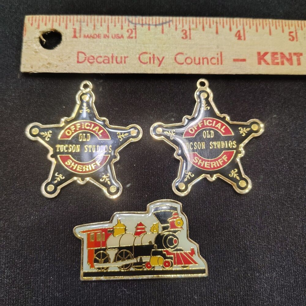 Vtg 90s PINNACLE DESIGNS Enamel Pin Magnet Pendant Salesman Sample Lot Arizona